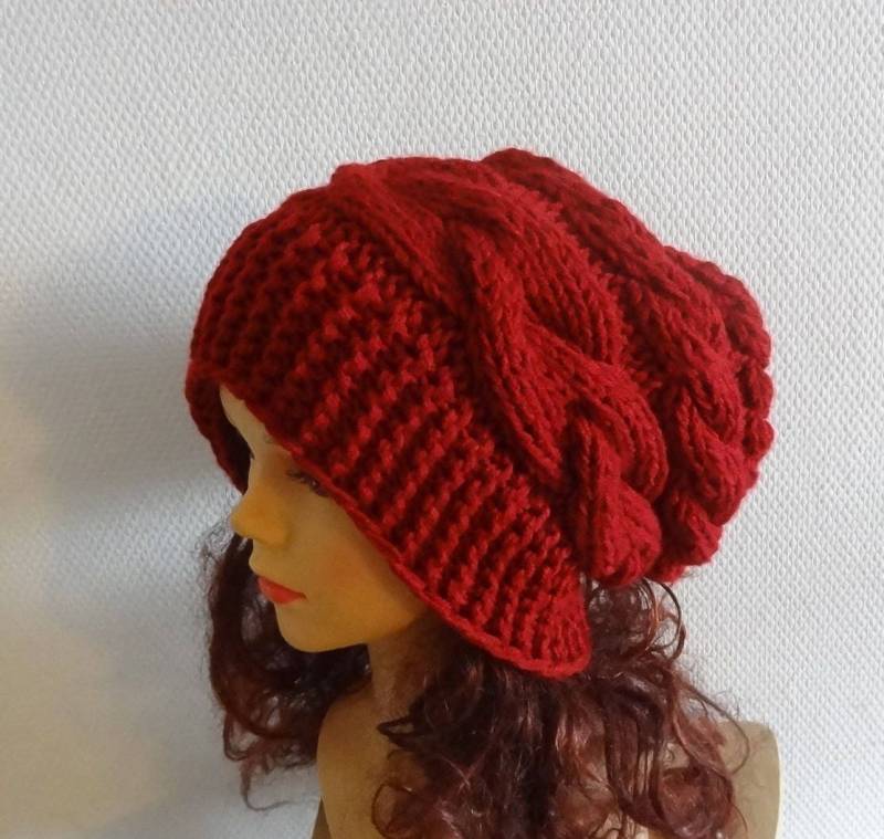 Super Slouchy Beanie Big Baggy Hut Winter Erwachsene Teen Mode Chunky Knit Strickmütze Große Männer Oversized Wintermütze Slouchy Hat von ifonkaa