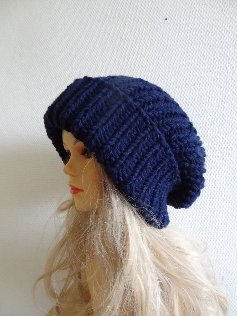 Super Slouchy Beanie Big Baggy Hut Winter Erwachsene Teen Mode Grobstrick Große Männer Übergroße Große Größen Farben von ifonkaa