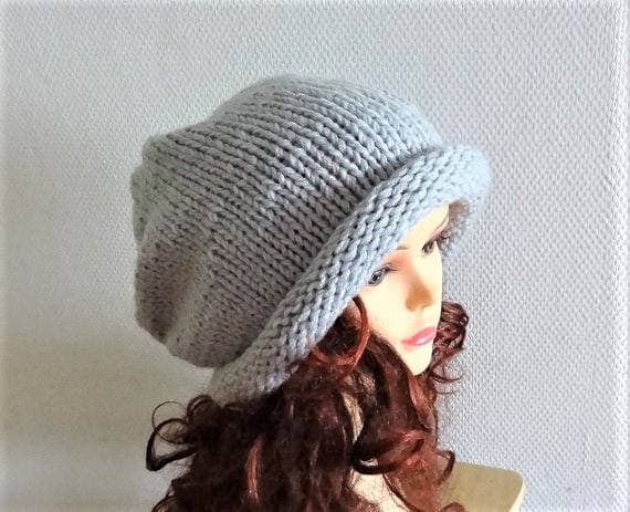 Super Slouchy Beanie Große Baggy Mütze Winter Erwachsene Teen Fashion Chunky Gestrickte Herren Oversized Wintermütze Unisex Große von ifonkaa