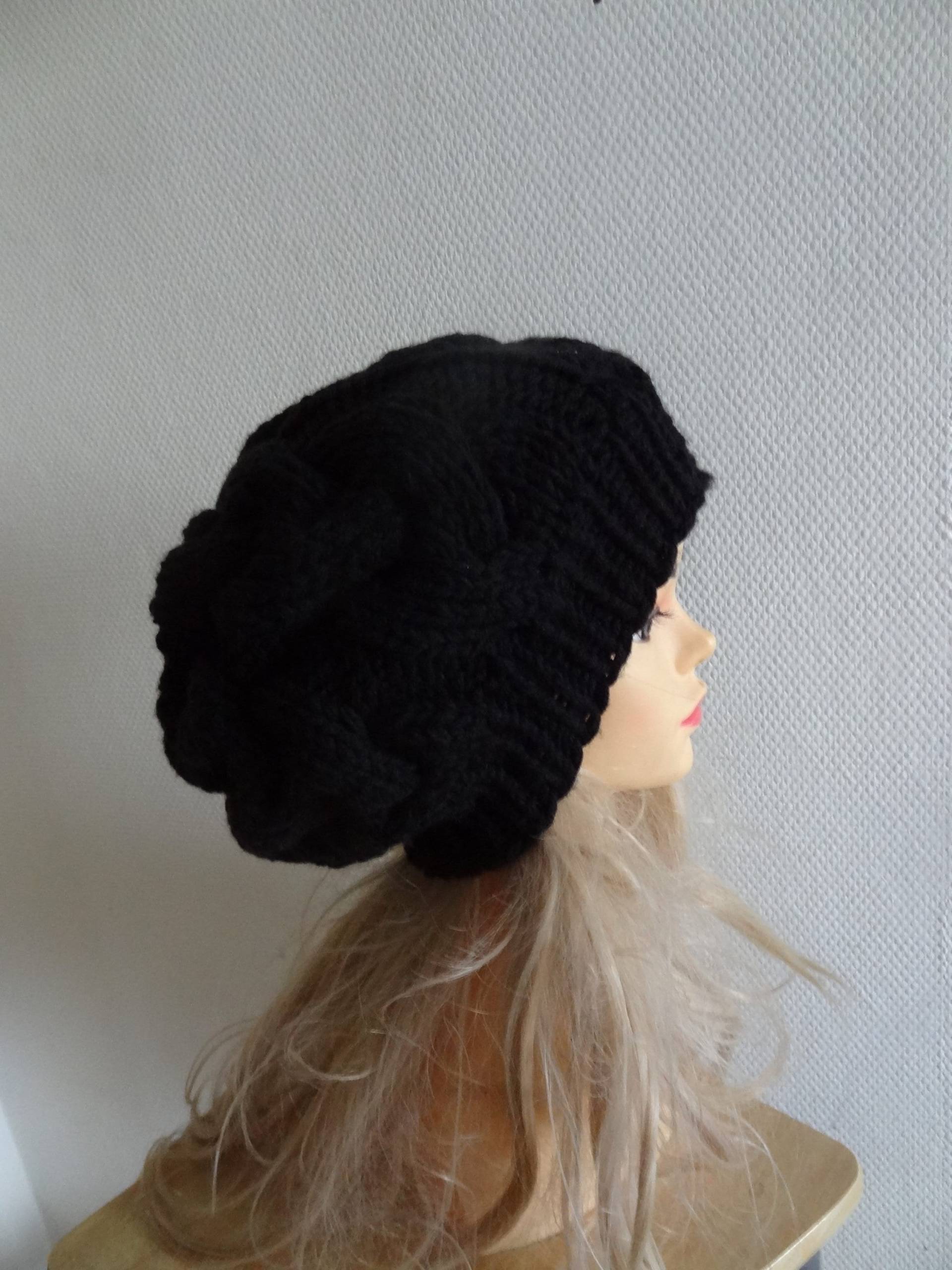 Super Slouchy Beanie Große Baggy Mütze Wintermode Grobstrick Strickmütze Herren Oversized Wintermütze Große Farben von ifonkaa