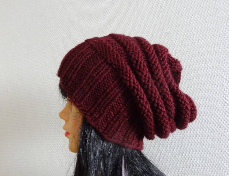 Unisex Sacking Wintermütze - Herbst Accessoires Slouchy Beanie Damen Mütze Oversized Chunky Knit Herren Beanie Mehr Farben von ifonkaa