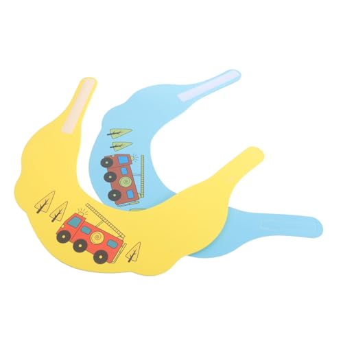 ifundom 2stücke Junge Mädchen-haarwaschhaube Aus Weichem Eva-material Mit Verstellbarem Riemen Und Breiter Krempe Zum Schutz Vor Wasser Und Shampoo Baderoutine Leicht Und Tragbar Für von ifundom