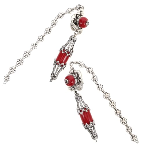 ifundom 1 Paar Boho-quastenohrringe: Lange, Inspirierte Blumenohrringe Mit Stammesmustern – Festivalschmuck Für Frauen – Hippie-sommeraccessoires von ifundom