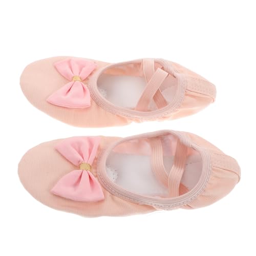 ifundom 1 Paar Weiche Ballett Schuh Für Mädchen Tanz Praxis Yoga Bequeme Schuhe Für Junge Tänzer Mädchen Tanz Schuh von ifundom