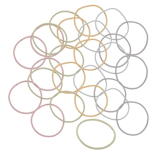 ifundom 100stücke Elastische Haargummis Für Frauen Und Mädchen Nahtlose Rutschfeste Haarbänder Komfortable Zopfgummis Für Dünnes Haar Für Alltägliche Frisuren von ifundom