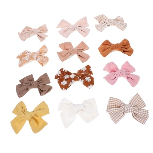 ifundom 12stücke Mädchen Haarschleifen Junge Mädchen Haarspangen Kleine Haar Zubehör Haarschleifen Bögen Für von ifundom