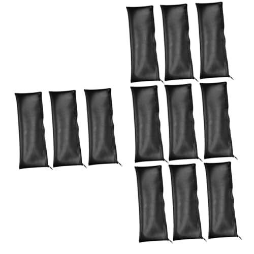 ifundom 12stücke Tragbare Mikrofonaufbewahrungstaschen Mit Reißverschluss Langlebige Pu-Organizer Für Kabellose Mikrofone Für Reisen Und Veranstaltungen von ifundom