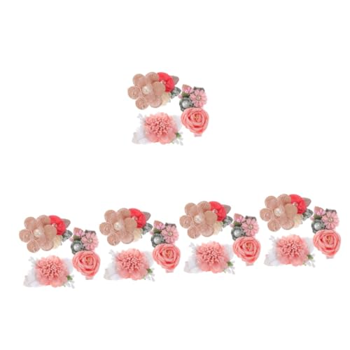 ifundom 15 Stk Haarspange kinder haarspangen haarspange kinder Haaraccessoires für Kinder flower hair clips die Blumen Haarschmuck Krawatte Geschenk Kleinkind Haarnadel Schleife von ifundom