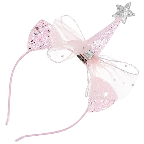 ifundom Kinderanzug 1Stk Stirnband Party-Haarreifen Party- Haarband für Mädchen weihnachtsdeko Party-Kopfschmuck Mädchen Krone Kopfschmuck kleine Prinzessin einstellen Kind Gittergewebe von ifundom