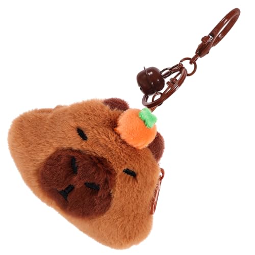 ifundom 1stück Plüsch-münzbeutel Mit Capybara-Design Niedlicher Tragbarer Geldbeutel Für Shopping Und Freizeit Schlüsselanhänger-Haken von ifundom