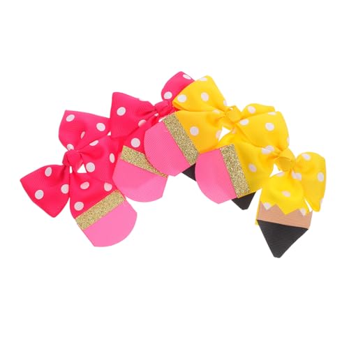 ifundom 2 Paare Haarschleifen für Rutschfeste Grograin-schleifen Große Haarklammern Leichte Komfortable Kinderhaar-accessoires für Kleinkinder Mädchen und Teens von ifundom