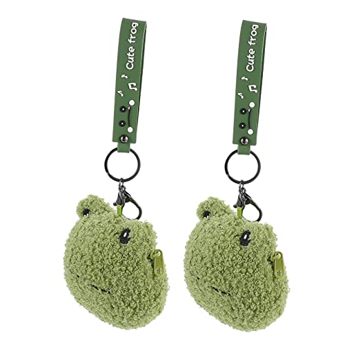 ifundom 2 STK Geldbörse Schlüsselanhänger Frosch Geldbörse Frosch Geldbeutel Kawaii-Accessoires Kleine Geldbörse Kredit Brieftasche Frosch Auto Münzbeutel Pp Baumwolle Geschenk Paket von ifundom