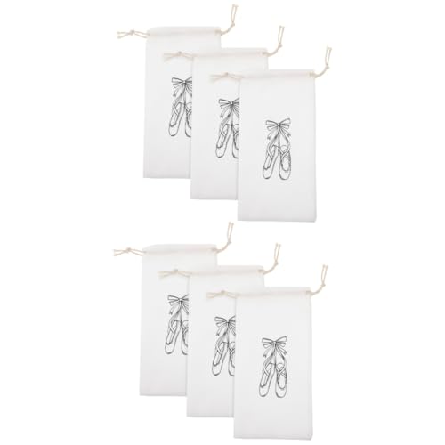 ifundom 2 Sätze Ballettschuhtasche Für Frauen Teiliges Kordelzug Aufbewahrungstasche Für Tanzschuhe Tragbar Und Wiederverwendbar Für Ballett Und Tanzkleidung Mit Ausreichend 3 Stück * 2 von ifundom