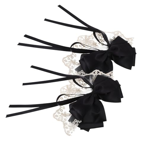 ifundom 2 Stück Große Haarschleifen für Frauen Stilvolle Schleifen Haarspangen mit Langem Bogen Leichte Bequeme Haarklammern für Alltag Hochzeit Geburtstag und Festliche Anlässe von ifundom