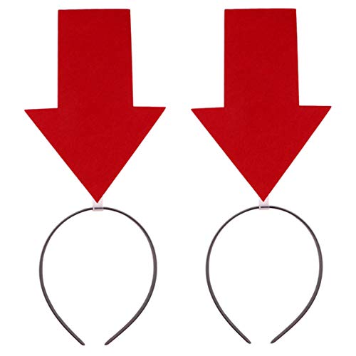 ifundom 2 Stücke Stirnband Nach Unten Haar Band Kreative Kopf Bopper Geburtstag Kopfschmuck Foto Prop Haar Zubehör von ifundom