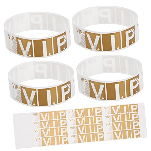 ifundom 200 Stück Vip Armbänder für Events Konzerte Partys Wasserfeste Komfortable Handgelenkbänder für Männer Frauen für Musikfestivals Sportwettkämpfe von ifundom