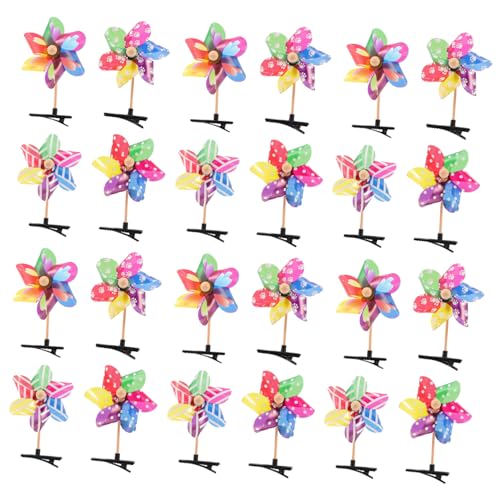 ifundom 24 Stück Teiliges Windmühlen haarspangen Damen Vielseitige Haarklammern aus Robustem Material Einfach zu Tragen und Fest Haltend für Alltag Familienfeiern und Styling von ifundom