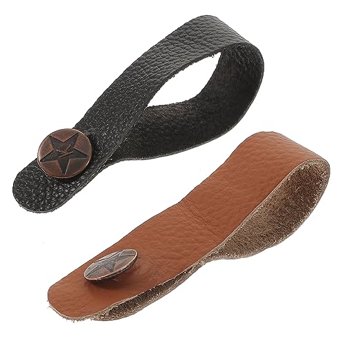 ifundom 2stücke Gitarrenkopfplatten-gurtbinder Mit Knopf Für Gitarrengurt Gitarrengurtbinder Zum Ersetzen Alter Befestigung Akustikgitarrengurtadapter Für Einfache Installation von ifundom