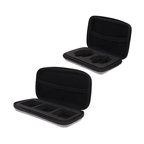 ifundom 2stücke Mikrofon Aufbewahrungstasche Tragbarer Earphone Organizer Kompakte Und Zubehörbox Für Mikrofone Und Kopfhörer Für Und Unterwegs von ifundom