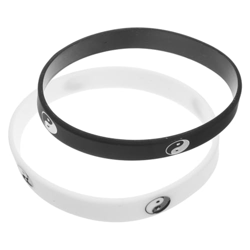 ifundom 2stücke Tai Chi Silikonarmbänder Im Street Dance Stil Armbänder Paararmbänder Für Damen Und Herren von ifundom