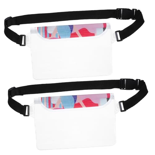 ifundom 2stücke wasserdichte Handyhülle Mit Verstellbarem Hüftgurt wasserdichte Tasche Für Telefon Wasserbeutel Fürs Handy Kleine Tasche Als Handy-trockentasche Geldbörse Zum von ifundom