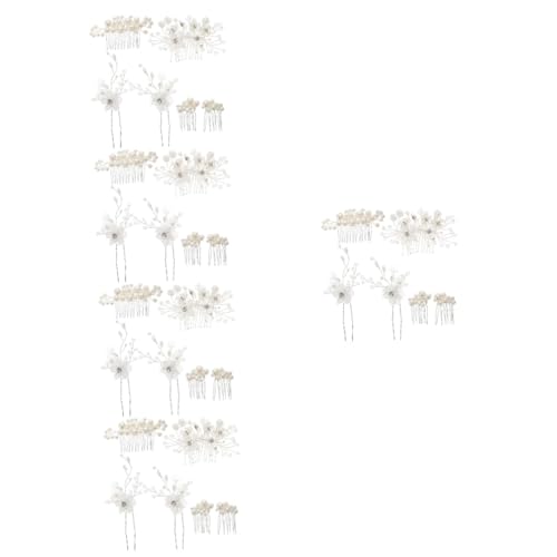 ifundom 30 Stk Braut Hochzeit Tiara Haarspangen Für Damen Brautseitenkämme Haarkamm Hochzeit Silberne Haarspangen Haarkämme Für Frauen Schmuck Kupferdraht Brautjungfer Künstlich von ifundom