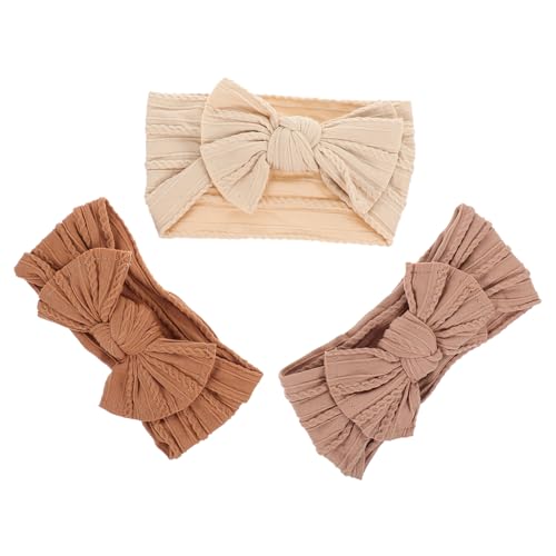 ifundom 3stücke Stirnbänder Mit Schleife Aus Nylon Für Mädchen Babyschleifen Als Kopfbedeckung Für Neugeborene Und Kleinkinder Haarbänder Für Verschiedene Anlässe von ifundom