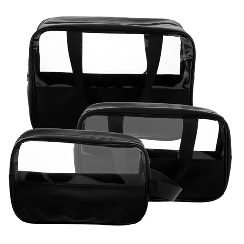 ifundom 3stücke Teiliges Set Durchsichtiger Wasserdichter Kosmetiktaschen Für Große Und Mittlere Organizer Mit Viel Für Und Zuhause Tragbar Und Vielseitig Einsetzbar von ifundom