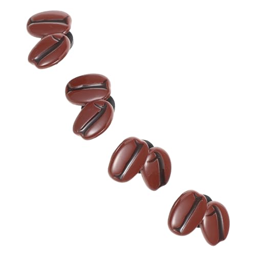 ifundom 4 Stück Kaffeebohnenbrosche Broschen Zubehör Kawaii Broschen Lustige Anstecknadel Cartoon-kleidungsbrosche Kaffeetasche Brosche Lustiger Emaille-pin Hemdbrosche Legierung Hellbraun von ifundom