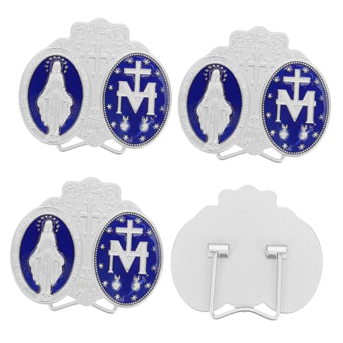 ifundom 4 Stück Retro Klappbare Abzeichen Dekorationen Pins mit Emaille-finish Platzsparende Vintage Schreibtisch Ornamente aus Zinklegierung für Home Office Minimalistische von ifundom