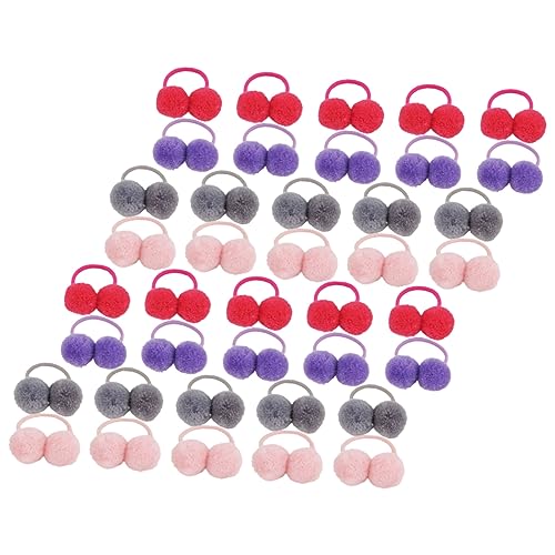 ifundom 40stücke Junge Mädchen Plüsch Haarbänder Mit Elastische Haargummis Süße Haaraccessoires Für Mädchen Für Partys Und Alltagslooks von ifundom