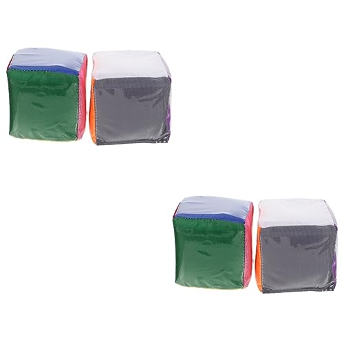 ifundom 4stücke Lernwürfel Für Junge Mädchen Pädagogisches Spielzeug Mit Transparenten Taschen Für Schulen Und Zuhause Fördert Sprach Und Zahlenverständnis Handlich Und Sicher von ifundom