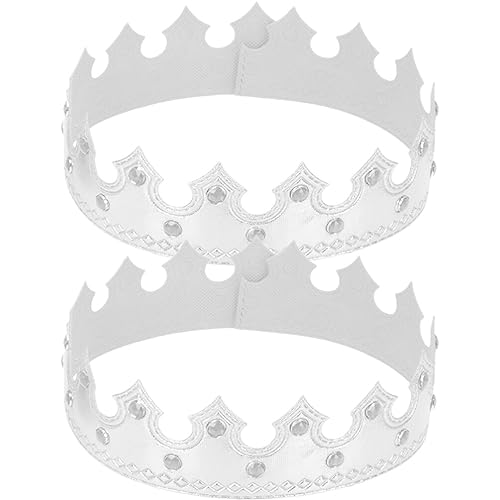 ifundom 6 Stk Kronenhut Glitzer-geburtstagskrone Aus Filz Kleine Kronen Glückliche Tiara-kronen Kleinkindkostüm Mädchen Königs- Und Königinkronen Prinz Krone Stoff Baby Zubehör Cosplay von ifundom