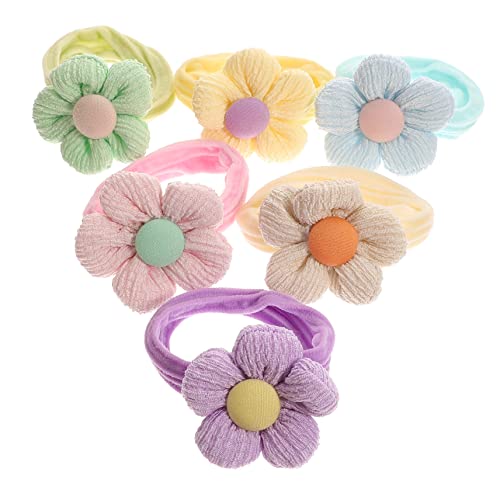 ifundom 6 Stück Schnüre Elastisches Haargummi Elastisches Haar Süße Haarseile Mädchen Niedliche Haargummis Haargummi Haargummis Tiaras Für Mädchen Haar Accessoires Stoff von ifundom