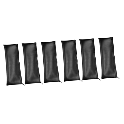 ifundom 6stücke Mikrofon-tragetaschen Tragbare Pu Mikrofon-Organizer Mit Reißverschluss Für Reisen Staubdicht Und Strapazierfähig Für Kabellose Mikrofone Und Zubehör von ifundom