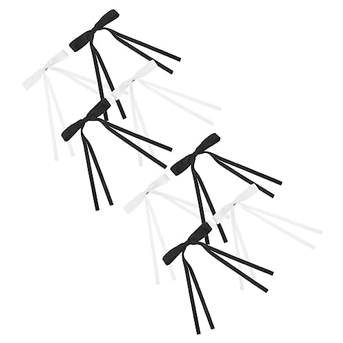 ifundom 8stücke Haarschleifen Clips Für Frauen Dekorative Haarspangen Mit Langem Bogen Für Mädchen Und Damen Rutschfeste Langlebige Haaraccessoires von ifundom