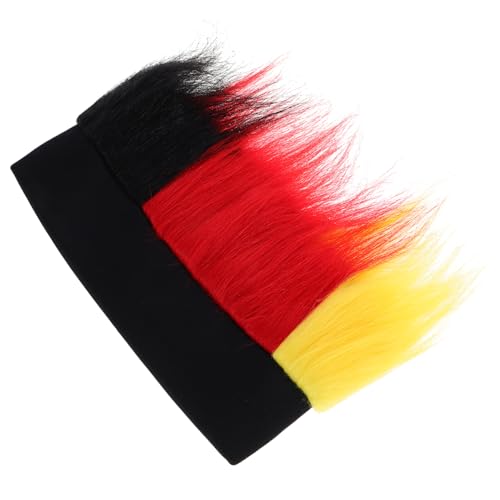 ifundom Atmungsaktive Perücke - Leichte Perücke Der Deutschen Nationalmannschaft Für Sportveranstaltungen von ifundom