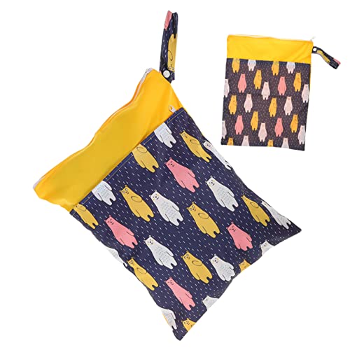 ifundom Portable Windeltasche Wasserdichter Aufbewahrungsbeutel Für Stoffwindeln Doppelreißverschluss Für Reisen Wickeltasche Aufbewahrung Von Babyspielzeug Und Mehr von ifundom