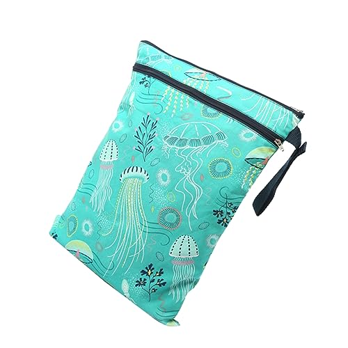 ifundom Baby windelbeutel Baby Diaper Bag Windel-Organizer-Tasche Stoffwindeltaschen Wickeltasche Babywindeltasche wiederverwendbar nass trocken Drucken Aufbewahrungstasche hängende Tasche von ifundom