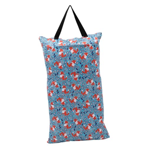 ifundom wasserdichte Wickeltasche Mit Reißverschluss Multifunktionale Aufbewahrungstasche Für Windeln Babybekleidung Und Für Und Unterwegs Mit Praktischem Aufhängeloch von ifundom