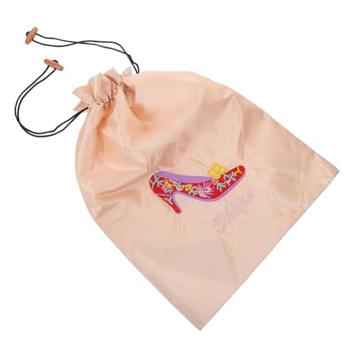 ifundom Ballettschuh Aufbewahrungstasche Satinierter Strapazierfähiger Mit Kordelzug Praktische Und Wiederverwendbare Tanzschuhtasche Für Mädchen Für Ballettunterricht Und von ifundom