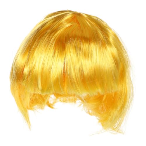 ifundom Perücke Aus Kunsthaar Kurzhaar Perücke Für Cosplay Partyperücke Farbige Haarperücke Für Maskeraden von ifundom