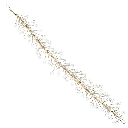 ifundom Elegantes Mädchen-stirnband Stirnbänder Für Damen Stirnband Für Mädchen Hochzeitsdekoration Haarschmuck Hochzeit Kopfschmuck Aus Strass Party-stirnbänder Diamant-tiara Perle Braut von ifundom