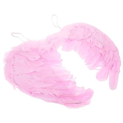 ifundom Engelsfederflügel Flügel Cosplay Stirnband Mit Dämonenhörnern Weihnachts-cosplay-stütze Cosplay-flügel-requisiten Flügelförmiges Engelsornament Feenkostüm Kleidung Erwachsener Kind von ifundom