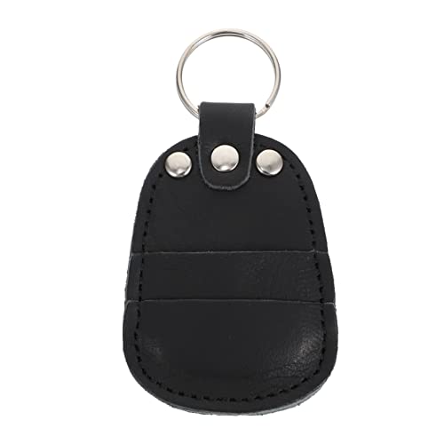 ifundom Gitarren-Plektrum-Aufbewahrungstasche Aus Praktische Plectrum-Organizer Für Verschiedene Und Formen Schwarz Für Musiker Und Gitarristen von ifundom