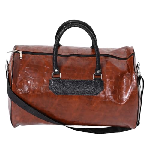 ifundom Große Kapazität Sporttasche Pu Reisen Camping Und Fitness Praktische Handtasche Mit Vielseitigen Fächern Für Herren Und Damen von ifundom