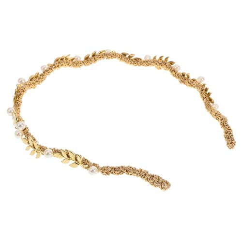 ifundom Hochzeitskleid Stirnband Braut Stirnbänder Goldene Lorbeerblätter Stirnband Für Frauen Damen-stirnband Haargummis Für Frauen Haarschmuck Legierung Fräulein Temperament Lorbeerblatt von ifundom