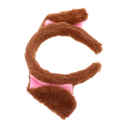 ifundom Hundeohren Stirnband aus Weichem Material Niedliches Cosplay Kostüm Accessoire für Damen und Herren Bequemes Leichtes Tier Haarreif für Halloween Party Karneval und Fotozubehör von ifundom