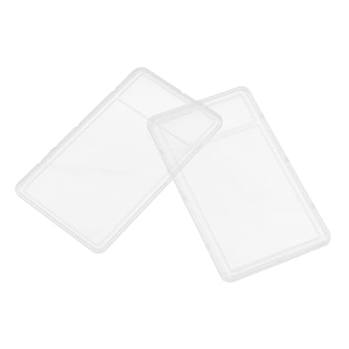 ifundom Klarer Kunststoff Stempel Aufbewahrungsbox Elegante Box für Visitenkarten Währungsalben und Geldscheine Wasserfestes und Langlebiges Design für Sicheren Schutz Ihrer von ifundom