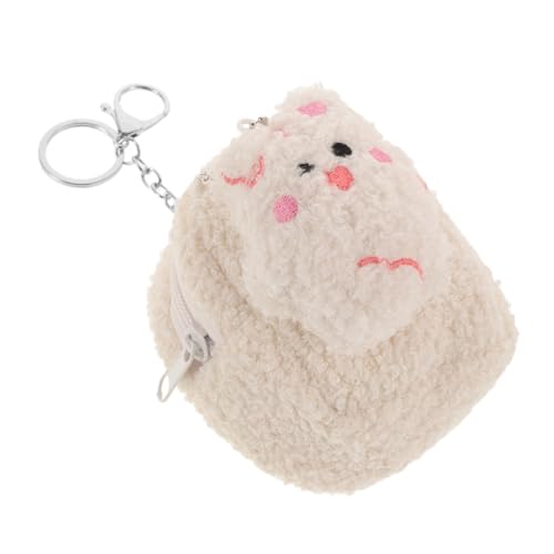 ifundom Plüsch-geldbörse Mit Reißverschluss Münztasche Für Damen Und Mädchen Kleine Brieftasche Aus Plüsch Münzbörse Mit Für Kleingeld Und Karten von ifundom